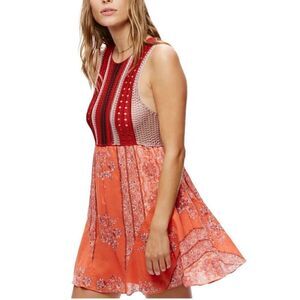 Free People Katie’s crochet A- line dress.